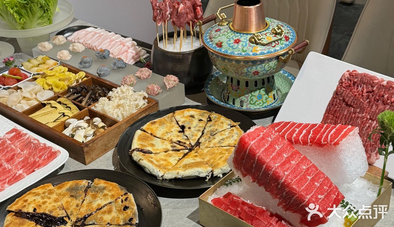 北京！超好吃的铜锅涮肉！！大口吃羊肉巨香！！