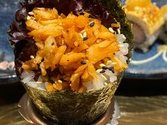 香煎三文鱼手卷-三上料理(西湖文化广场店)