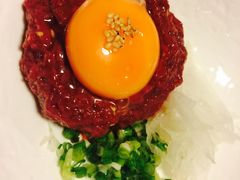 生拌黑毛牛肉-牛玄庵日式寿喜烧·料理店(新源里店)