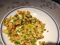 韭菜地皮炒鸡蛋-徽州小镇(高新店)