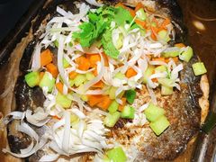 酱香烤鱼-探鱼·鲜青椒爽麻烤鱼(番禺万达店)