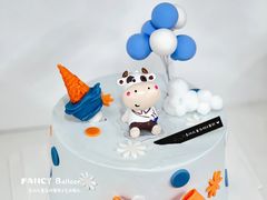 -卡比儿童蛋糕·心意定制·低脂零卡糖动物奶油FancyBALLOON(滨海店)
