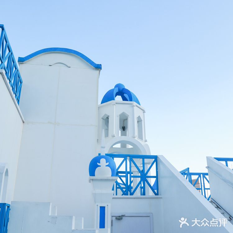 【魔都免费拍照地】假装在国外-商场边的圣托里尼