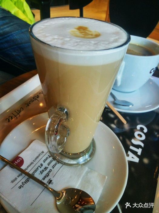 costa coffee(爱琴海店)原味拿铁图片 - 第1张