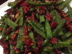 干煸豆角-大眼锅贴水饺(河东店)