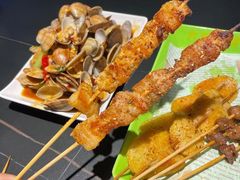 烤羊肉串-大成海鲜烧烤·海鲜粥(长寿路店)