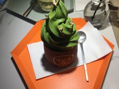 桂花抹茶冰淇淋-茶是一枝花泡茶店