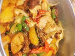 -炕锅羊肉土火锅面片大王