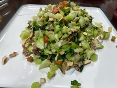 肉沫炒青菜-威坪饭店