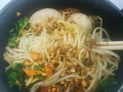 -两勺子一碗口水鸡拌面