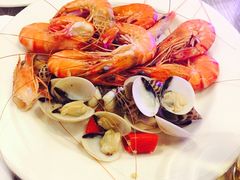 虾刺身-芽庄洲际酒店自助餐厅