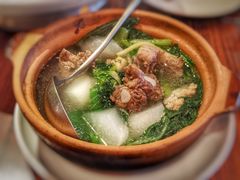排骨春菜煲-陈鹏鹏潮汕菜(欢乐海岸 海边景观店)
