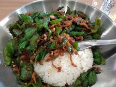 青椒炒瘦肉条-霸碗盖码饭(长沙河西通程店)