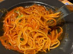 海鲜番茄意面-机器人火炉披萨