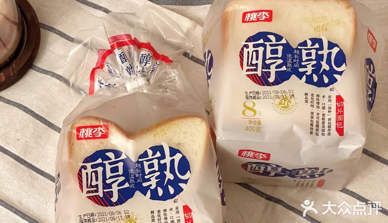 国货之光 ❗️“超柔软”的桃李醇熟切片吐司 