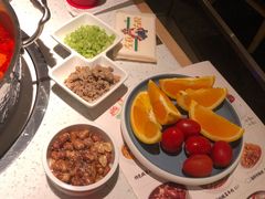 牛肉粒汤-左庭右院鲜牛肉火锅(苏州园区永旺店)