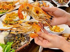 烤大头虾-大螃蟹海鲜餐厅