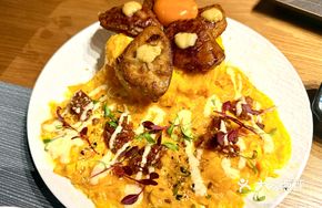 Luminous Foie Gras and Sea Urchin Omelette Rice