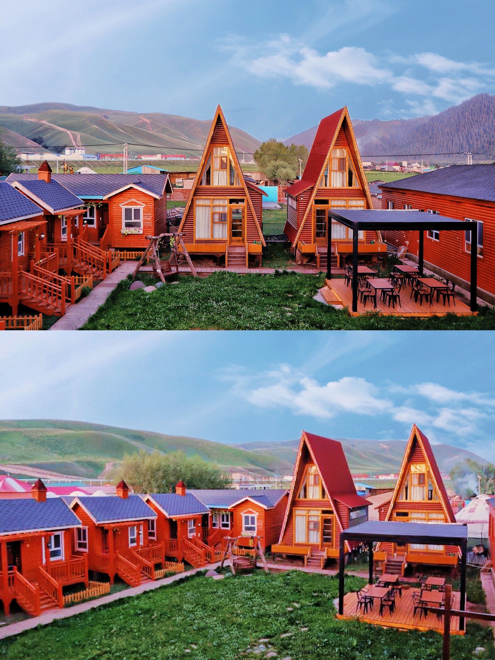 在那拉提我住进了童话里的小木屋🏡
