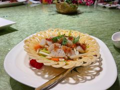 xo酱花生芽炒澳带-尚9·一滴水江景中餐厅