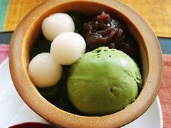 抹茶白玉丸子-中村藤吉(本店)