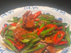 青蒜杭椒炒猪肝-锦荟JINHUI·浙江小馆(上海荟聚店)