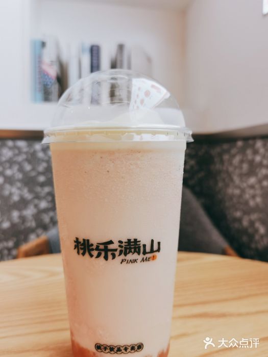 桃乐满山(川沙百联店)芝士奶冻蜜桃冰图片