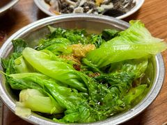 烫青菜-歪头牛肉(金龙壹号店)