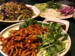 茄子炒肉丝-老昌春饼(中央大街店)