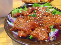 秘制香辣牛肉-胖记烤肉(江汉路店)