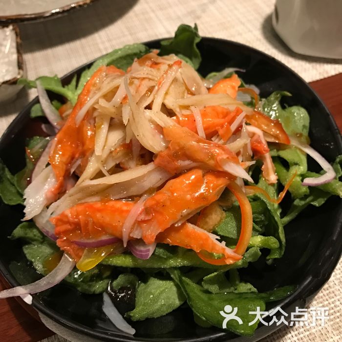 蟹肉冰菜沙拉
