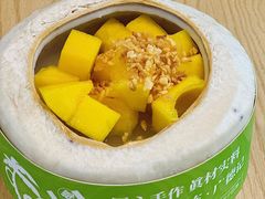 招牌青椰子冻加芒果-广德记·椰子冻手制甜品(福田总店)