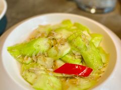 夜开花炒虾皮-佬太公海鸭·海鲜大排档(上海总店)