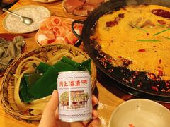 鲜水牛毛肚-岗上渣渣老火锅(两路口店)