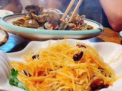 凉拌土豆丝-东来菜馆•手抓海鲜家常菜•海鲜锅贴(鸽子窝店)