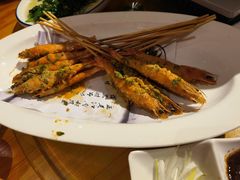咸蛋黄串串虾-明丰小渔馆(明月路店)
