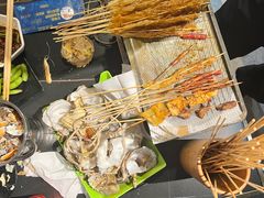 烤羊肉串-大成海鲜烧烤·海鲜粥(长寿路店)