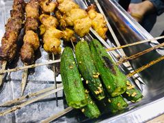 烤秋葵-老虎滩大连海鲜烧烤(建邺云锦路总店)