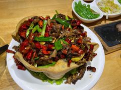 辣炒羊脑-蒙料·手把肉(望京店)
