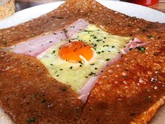 巴黎火腿鸡蛋芝士蘑菇可丽饼-RAC BAR(安福路店)