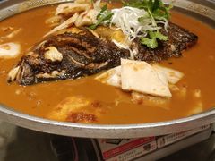 铁锅深海碟鱼头-锦绣金山人家(友谊店)