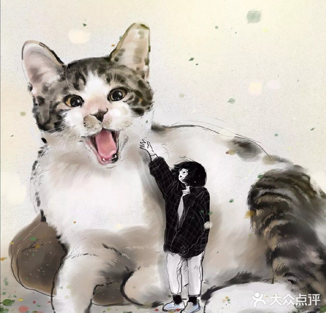 画笔下的猫咪，萌化我的心❤️❤️