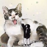 画笔下的猫咪，萌化我的心❤️❤️