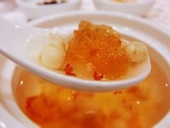 桂花桃胶鸡头米-新光酒家·河豚·海鲜·蟹料理(浦东店)
