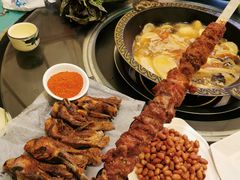 特色烤羊排-蒙古大营羊蝎子火锅烧烤(安东巷店)