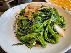马拉盏炒通菜-大头虾越式风味餐厅(光明广场店)