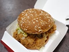 香辣鸡腿堡-肯德基(孝陵卫地铁站店)