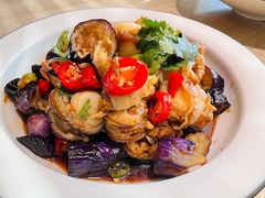 紫山茄拌扇贝-味莊·青岛菜(云霄路店)