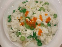 菜心粒炒蛋白-顺风山庄(水濂山店)