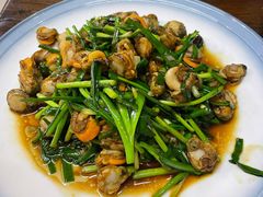韭菜炒扇贝-老家黄墩小错鸡·活海鲜